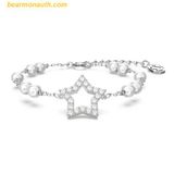  Vòng Tay, Lắc Tay Swarovski Stella Bracelet Pavé, Star, White, Rhodium Plated 5645385 