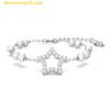  Vòng Tay, Lắc Tay Swarovski Stella Bracelet Pavé, Star, White, Rhodium Plated 5645385 