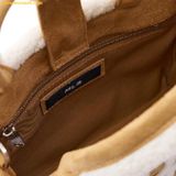  Túi Tote Vuông MLB Monogram Mustang Tote Bag Boston Red Sox Camel 3AORS1036-43CAS 