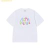 Áo Phông ADLV Animated Font Short Sleeve T-Shirt Trắng