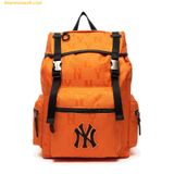  Balo MLB Monogram Nylon Jacquard New York Yankees Orange 3ABKM021N-50ORS 