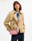  Túi Đeo Vai Coach Teri Mini Crossbody Bag In Signature Canvas CW323 Hồng Logo 