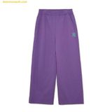  Quần Suông Dài MLB Women's Varsity High-Waist Wide Pants NY (D.Lavender) 3FPTV0134-50LDD 