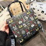  Túi Tote Karl Lagerfeld Paris Maybelle Satchel With Pins Đen 