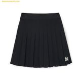  Chân Váy Xếp Ly MLB Women's Sporty Varsity Pleated Skirt NY (Black) 3FSKV0143-50BKS 