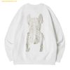  Áo Sweater LifeWork Gold Big Radog Màu Trắng 