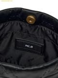  Túi Đeo Chéo MLB New York Yankees Monogram Embossed Bucket Bag Black 7ACRM086N-50BKS 
