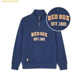  Áo Sweat MLB Varsity Overfit Half-Zip Man-to-Man BOS (Navy) 3AMTV0341-43NYS 