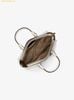  Túi Đeo Chéo Michael Kors Arden Small Signature Logo Messenger Bag Light Cream Multi 35S6G4XM1B 