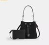 Túi Bucket Coach Roan Bucket Bag with Cherry Charm Black CCZ89 