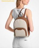  Balo Michael Kors Jaycee Medium Logo Backpack 35S2G8TB2B Trắng Vanilla Logo 