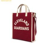  Túi Tote MLB Basic Varsity Tote Bag Cleveland Guardians D.Wine 7ACRBV13N-45WID Đỏ 