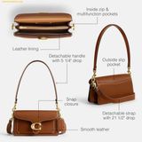  Túi Đeo Vai Coach Tabby Shoulder Bag 20 CAM90 Màu Nâu 