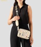  Túi Đeo Vai Karl Lagerfeld Maybelle Women's Beige Printed Crossbody Bag L5JEU567 