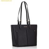  Túi Tote Michael Kors MK Jet Set Medium Pocket Tote Bag 35F3GTVT8B Màu Đen 