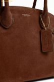  Túi Đeo Vai Coach Empire 21 Carryall Bag in Suede Brown 