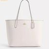  Túi Tote Coach Leather City Tote Shoulder Bag Chalk CR111 