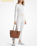  Túi Tote Michael Kors Charlotte Large Saffiano Leather Top-Zip Tote Bag Nâu 35T0GCFT7L 