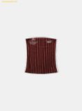  Áo Quay Badblood Classic Logo Stripe Tube Top - Wine w-tnk25-033 