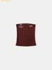 Áo Quay Badblood Classic Logo Stripe Tube Top - Wine w-tnk25-033