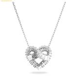  Dây Chuyền, Vòng Cổ Swarovski Matrix pendant Mixed cuts, Heart, White, Rhodium plated 5647924 