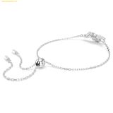 Lắc Tay Swarovski Matrix bracelet Baguette cut, Knot, White, Rhodium plated 5731101 