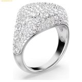  Nhẫn Swarovski Meteora cocktail ring White, Rhodium plated 5689425 