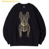 Áo Sweater LifeWork Gold Big Radog Màu Đen