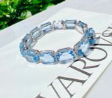  Vòng Tay Swarovski Millenia bracelet Octagon cut, Color gradient, Blue, Rhodium plated 5694135 