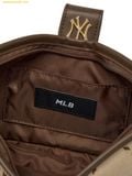  Túi Đeo Chéo MLB Monogram JQD Mini Crossbody Bag New York Yankees Beige 7ACRM096N-50BGS 