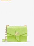  Túi Đeo Chéo Michael Kors Greenwich Small Studded Quilted Crossbody Bag 32S2LGRC5Y Lime 