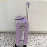  Vali Kéo FILA Ribbed Hard Shell Luggage 22 Inch Tím Pastel 
