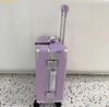  Vali Kéo FILA Ribbed Hard Shell Luggage 22 Inch Tím Pastel 