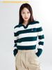  Áo Sweater Len SAPO Cable Semi-Open Sweater SPKWE49G40 - Xanh Green 