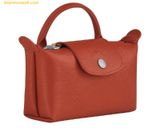  Túi Longchamp Le Pliage City Small Top Handle Pouch Terracotta Size Mini (Da) 