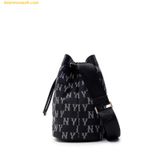  Túi Đeo Chéo MLB Classic Monogram Bucket Bag - New York Yankees Black 