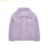  Áo Khoác Lông MLB Basic Stand-Neck Mega Logo Soft Dumble Fleece Jumper LA (L.Lavender) 3AJPF3016-07LDL Tím 