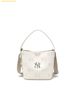 Túi Bucket MLB Classic Monogram Embossed Bucket Bag New York Yankees 3ABMME16N-50CRS Trắng
