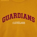  Áo Sweat Len MLB Varsity Sweater CLE (D.Mustard) 3AKPV0134-45MSD 