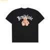 Áo Phông ADLV Gold Chain Bear Doll Short Sleeve T-Shirt Đen