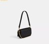  Túi Đeo Vai Coach Brook Flap Chain Bag CAN90 Black 