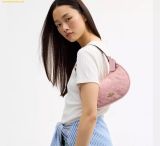  Túi Đeo Vai Coach Emily Shoulder Bag In Signature Denim Light Pink CEN04 