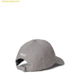  Mũ Lưỡi Trai Polo Ralph Lauren The Iconic Cotton Chino Ball Cap Grey 