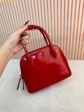  Túi Xách Tory Burch Emerson Patent Mini Dome Satchel 159532 Màu Đỏ 