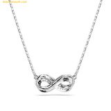  Dây Chuyền Swarovski Hyperbola Pendant Pavé, Infinity, White, Rhodium Plated 5689674 