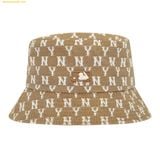  Mũ Bucket MLB Classic Monogram Jacquard Bucket Hat NY (BEIGE) 32CPHV111-50B Begi 