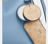  Túi Đeo Vai Coach Laurel Shoulder Bag With Mirror Charm And Pouch CBI94 Xanh 