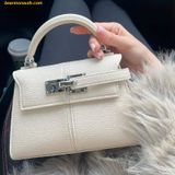  Túi Xách JW PEI Elise Top Handle Bag - Trắng Size 20 