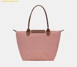  Túi Xách Longchamp Le Pliage Original Shopper Rosethe Size M Màu Hồng Nhạt 