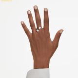  Nhẫn Swarovski Mesmera open ring Heart cut, Pavé, White, Rhodium plated 5705591 